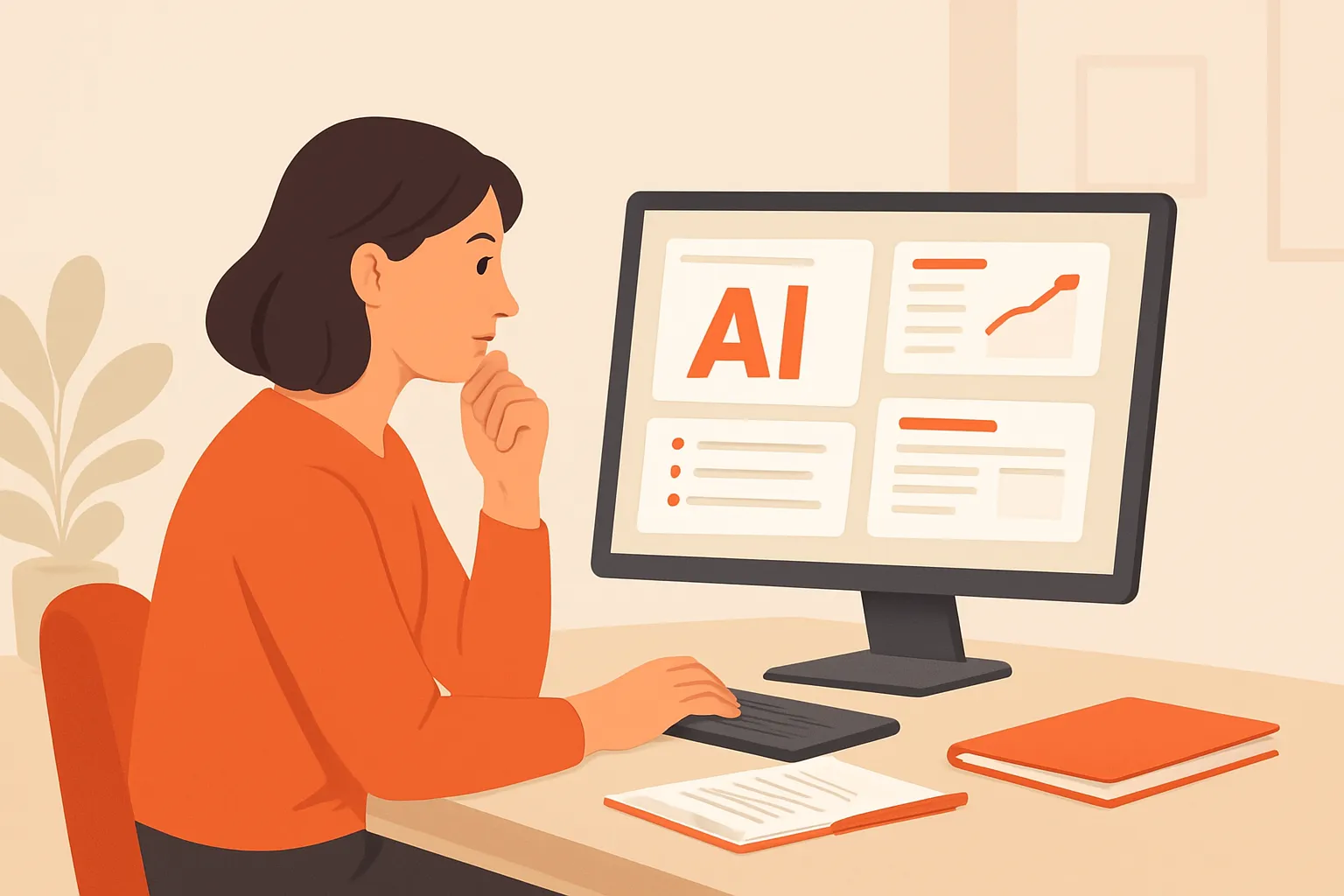 Marketing lead reviewing AI visibility prompts, citations, competing pages, and planned content fixes