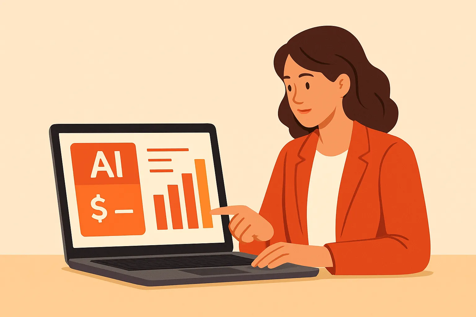 Marketing lead comparing Profound AI pricing with seven engine visibility results on a laptop