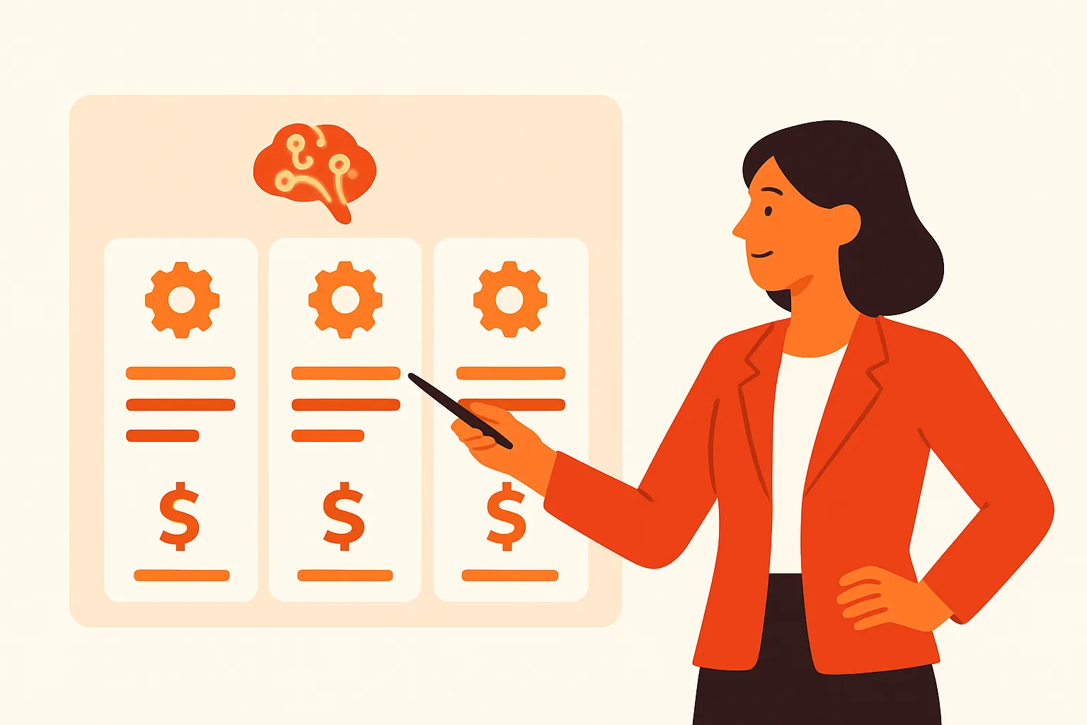 Marketing lead comparing AI visibility plans beside engine coverage and monthly pricing notes